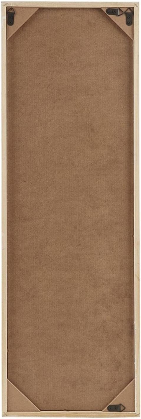 Madison Park Laurel Wall Art - Laser Cut Carved Botanical Tree Branches, Genuine Fir Wooden Framed, Rustic Finish - Modern Farmhouse Décor for Living Room, Ready to Hang Panel, 12 x 36", Grey